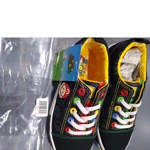 Nintendo Super Mario Bros Canvas Slip-on Low Top Sneaker Shoes Kids